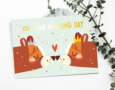 Wedding Day Cards — Wedding Bears
