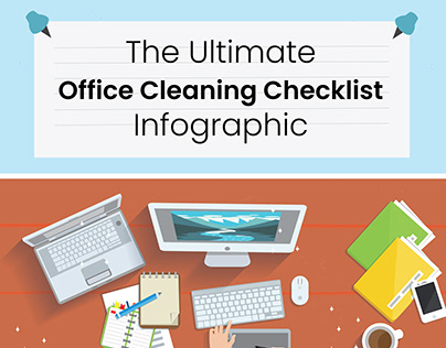 Office Cleaning Checklist Infographics