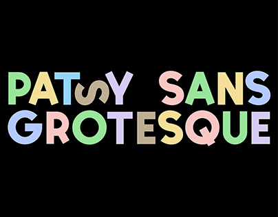 Patsy Sans Grotesque Typeface