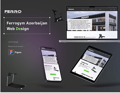 Ferrogym Azerbaijan Web Design (UX&UI)