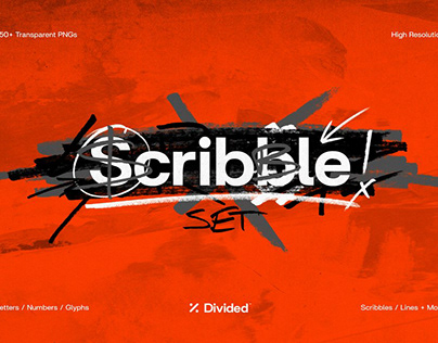 (FREE) Scribble Set (150+ Hand-drawn Elements)