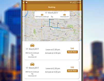 Booking app for Android