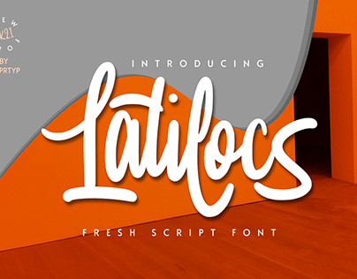 [Free Font] Latilocs - Fresh Script