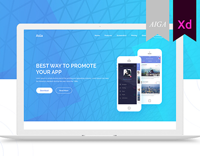 Asla App Landing Page