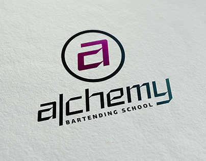 Alchemy Bartending School / Logo Redesign