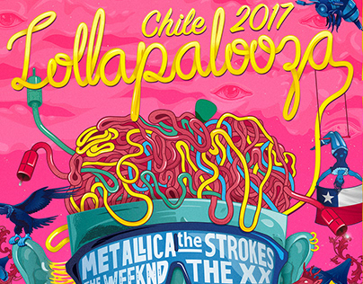 Lollapalooza Chile 2017 - Poster