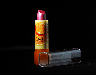 Table top photography of lipstick
