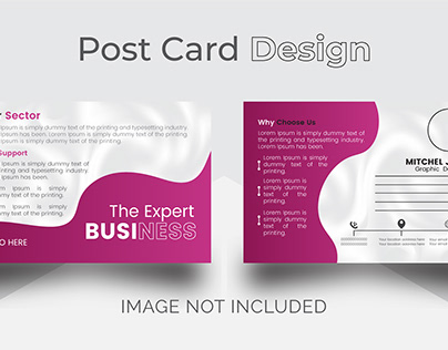 Professional post Card Design