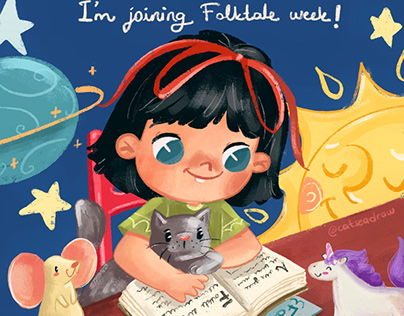 Folktale Week Poster Illustration