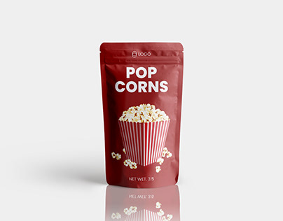 Pop corns pouch design