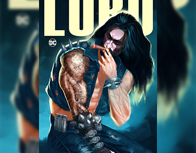 Project thumbnail - Lobo Fanart From DC Universe