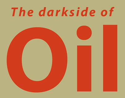 Infographic on Crude oil and Oil spills 'The darkside o