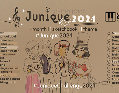 Junique | sketchbook music challenge