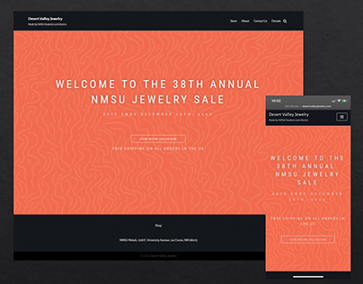 NMSU Metalsmithing and Jewelry Web Dev. and Design