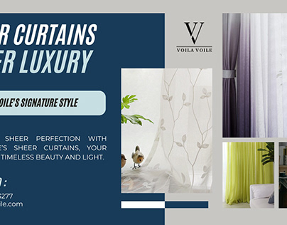 Sheer Linen Curtains by Voila Voile