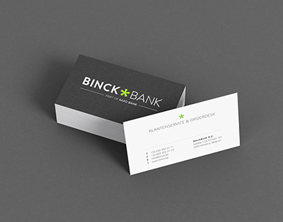 Business cards BinckBank