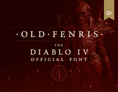 OLD FENRIS | DIABLO IV OFFICIAL FONT