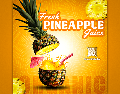 Social Media Post | Pineapple Juice