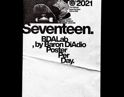 Seventeen — 223 of 365 — Poster Per Day