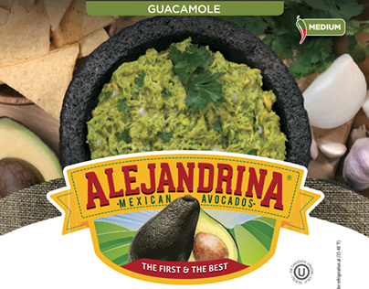 Etiqueta Alejandrina Mexican Avocados