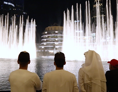 Dubai Fountains Test Video Shoot
