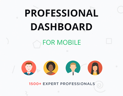 Professional dashboard for Mobile