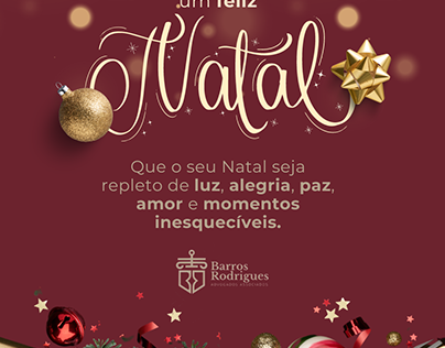Feliz Natal - Escritório Barros Rodrigues Advogados