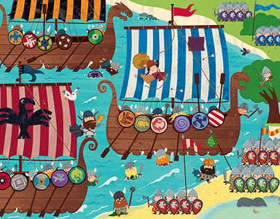 Viking Ship illustration