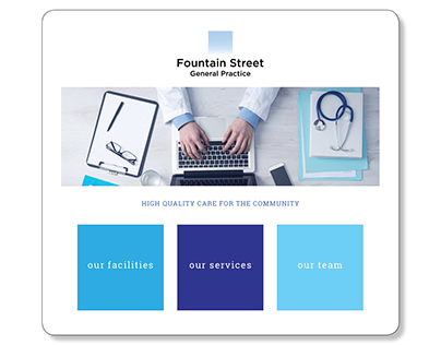 Fountain Street General Practice site and logo