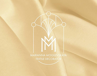 Logo concept for textile decorator