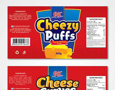 Cheezy Puffs & Cheese Curves Snack