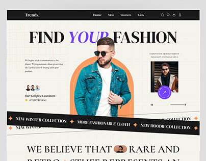 Ecommerce Fashion Landing Page