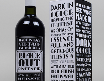 Black Out: Pinot Noir