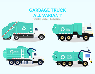 garbage or recyle truck