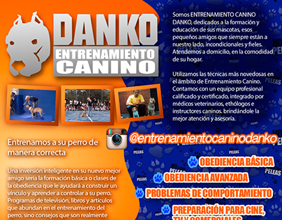 Danko K9 Dog trainer branding