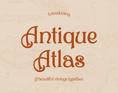 Antique Atlas – Vintage Typeface
