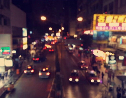 Streetlights Hongkong