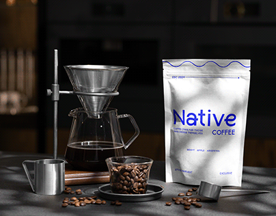 "Native Coffee" Brand Identity