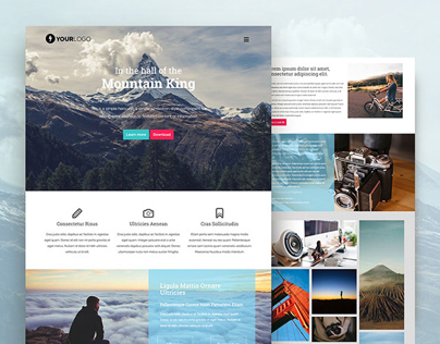 [FREE] Mountain King: HTML Bootstrap template