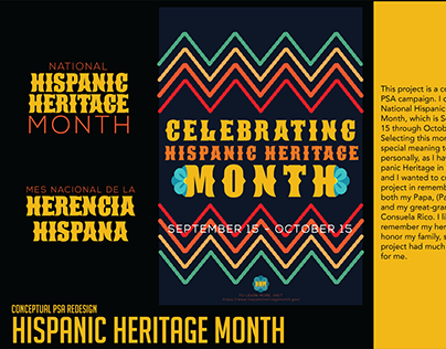 Hispanic Heritage Month Conceptual PSA