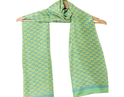 Printed Silk Stoles for Women