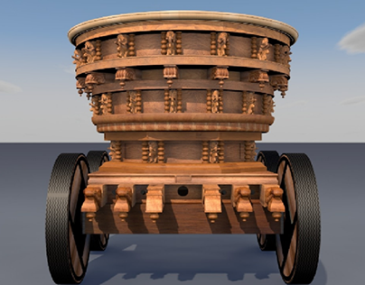 Temple chariot 3D design 03
