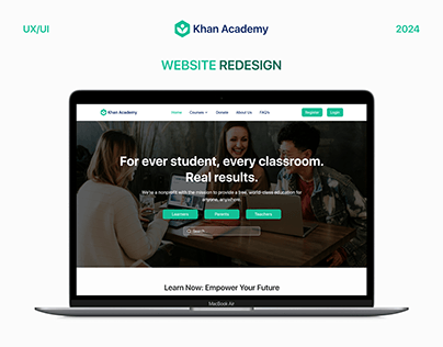 Khan Academy | Website Redesign