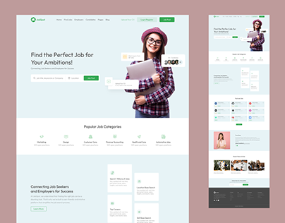 Job Portal Template Design