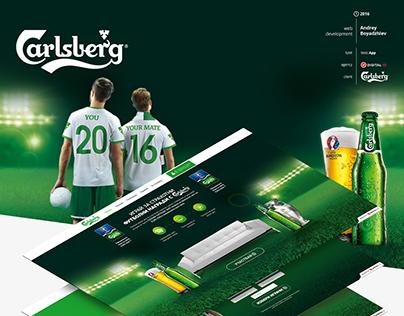 Carlsberg - EURO 2016 - Web App
