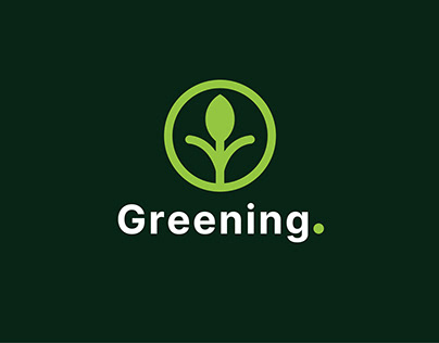 Greening Logo Design