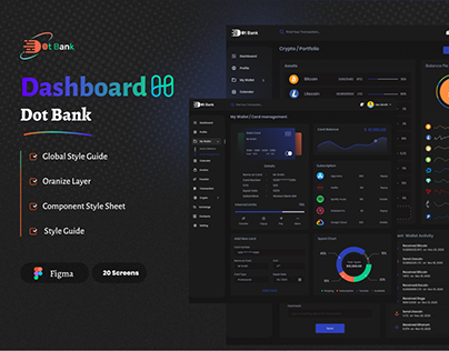 Cryptocurrency Digital Banking Admin Dashboard
