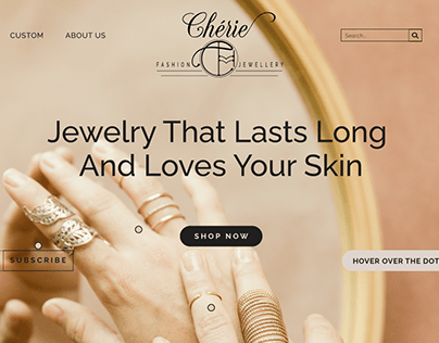 UI/UX Web Design for a Jewelry Brand