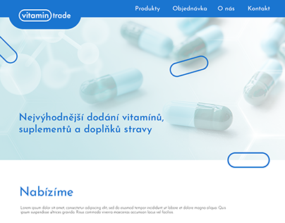 Vitamin trade web design