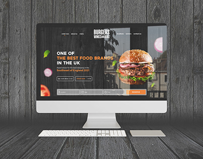 Burgers, Wings And Ribs Web Design